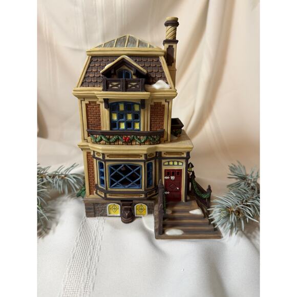 Dept 56 Fred Holiwells House #58492 A Christmas Carol w/box light - Picture 1 of 8